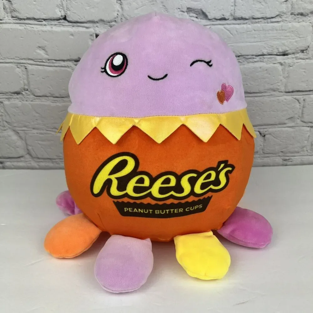 Squishmallows‎ Reese's Kellytoy Valentine's DaySquishy Jeanne Octopus 10